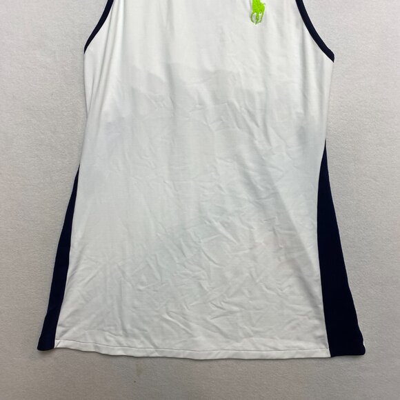 Ralph Lauren Tank Top Athletic Tennis Golf Womens L Shelf Bra Lycra Racerback - Picture 2 of 10
